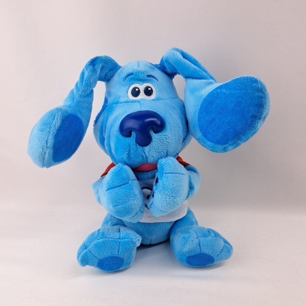 Blue Plush Puppy Stuffed Animal - Kids Toy